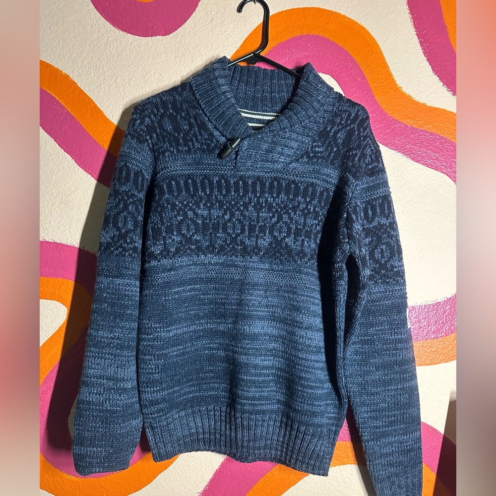 Weatherproof Charcoal Knit Sweater